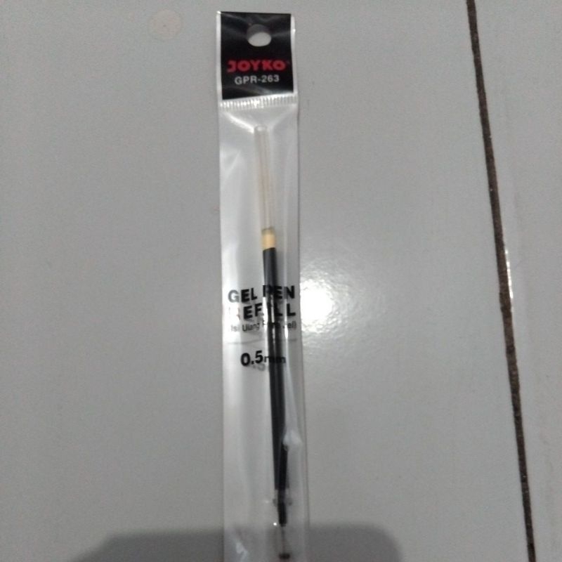 

REFILL PULPEN / ISI PULPEN / GEL PEN REFILL / ISI ULANG PENA JEL MERK JOYKO TYPE GPR-263 UKURAN 0,5MM