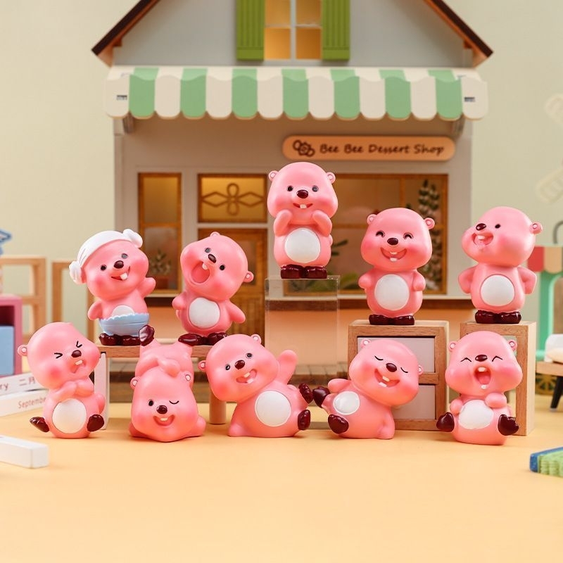 Blind box lopy mini so loopy tilted head x mini so blindbox  loopy Ruby blind box doll cute pink lit