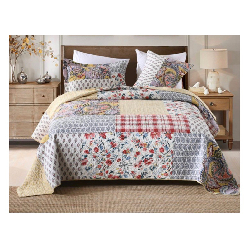 Sprei bedcover Patchwork quilt premium America Bohemia