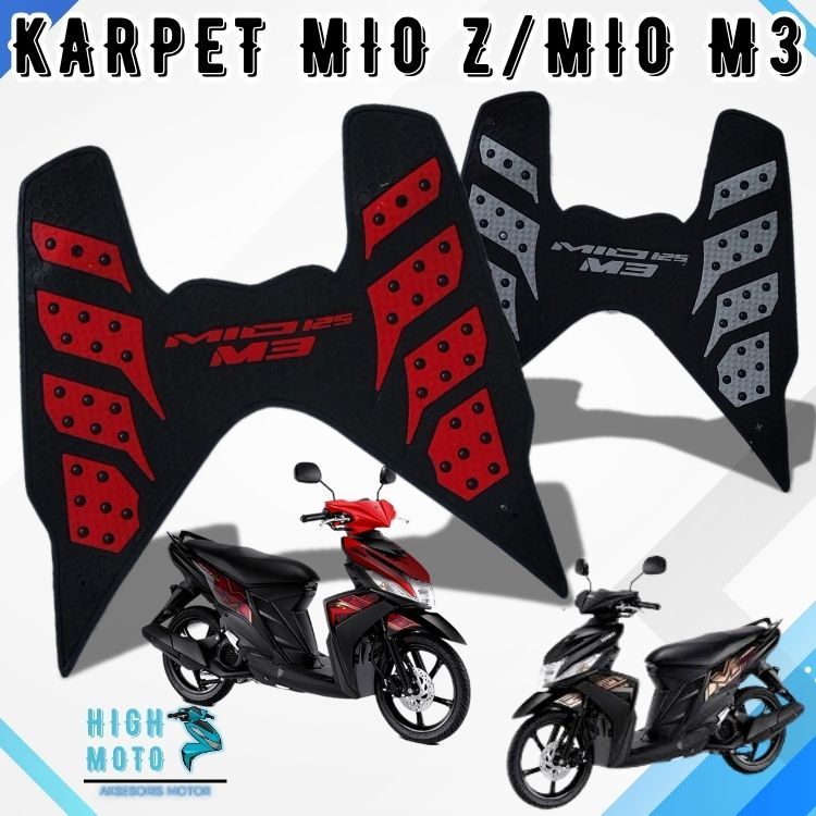 karpet motor mio m3 / pijakan kaki motor yamaha MIO Z / MIO M3