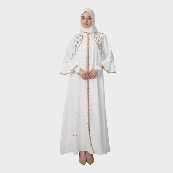 Hikmat A6620 Abaya Warna Navy , White & Black
