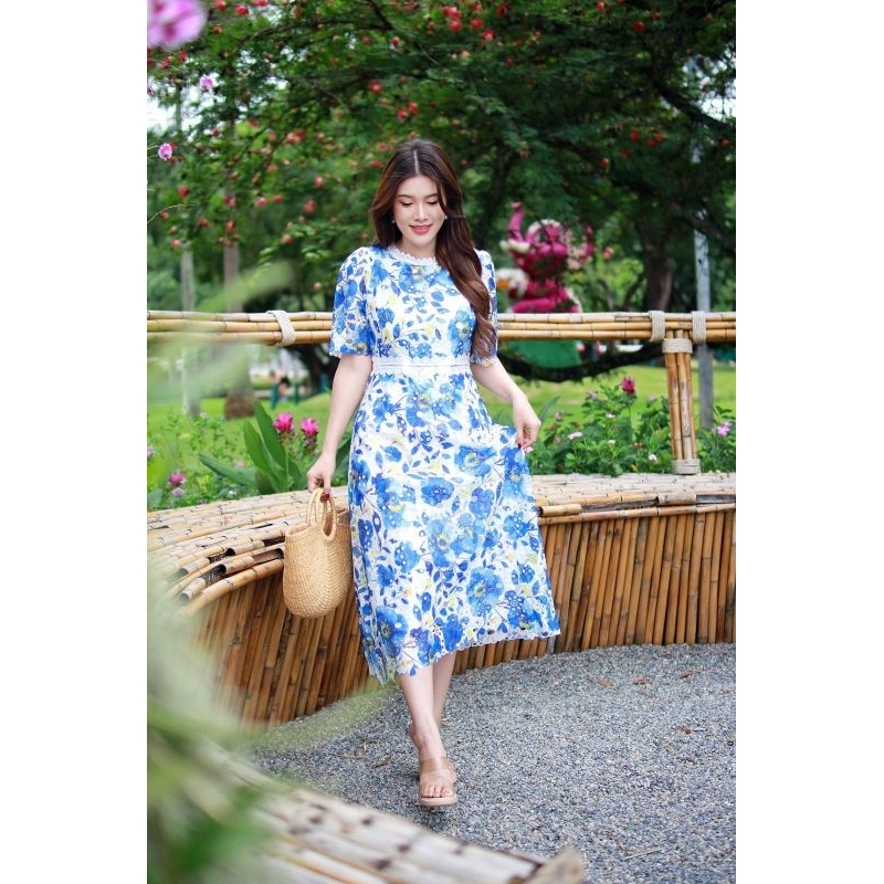 SaleeeDress katun bordir dress katun bangkok terbaru DNY