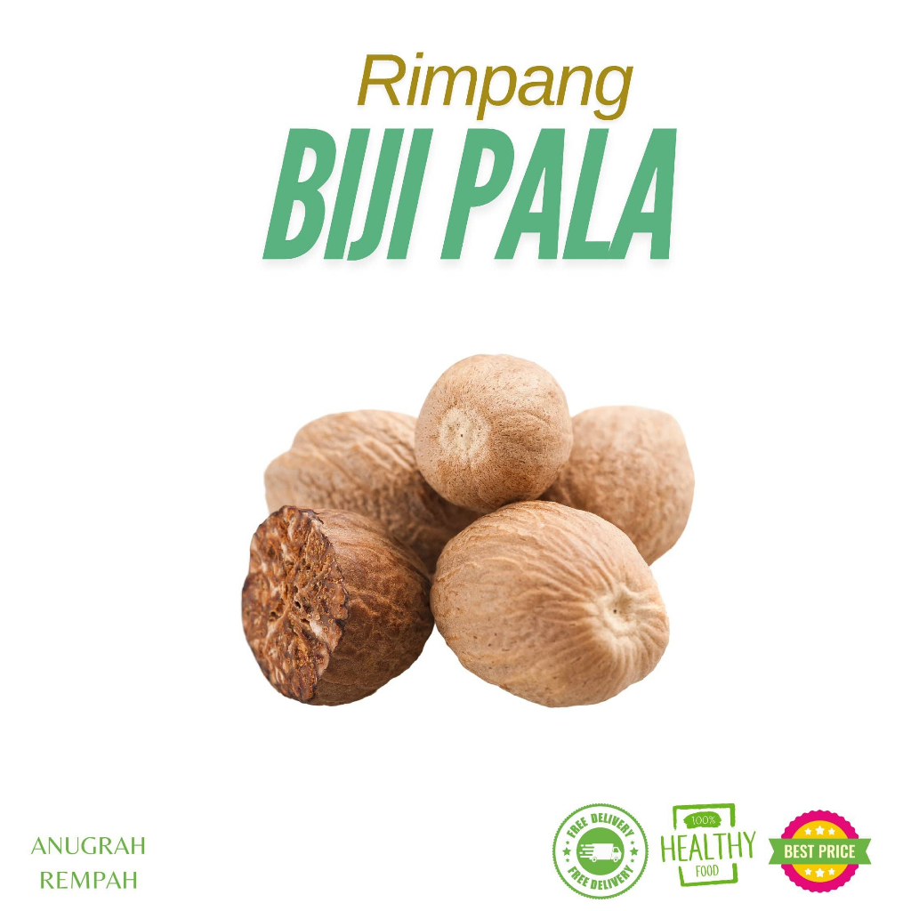 

Biji Pala 250-500-1000 gram Anugrah Rempah