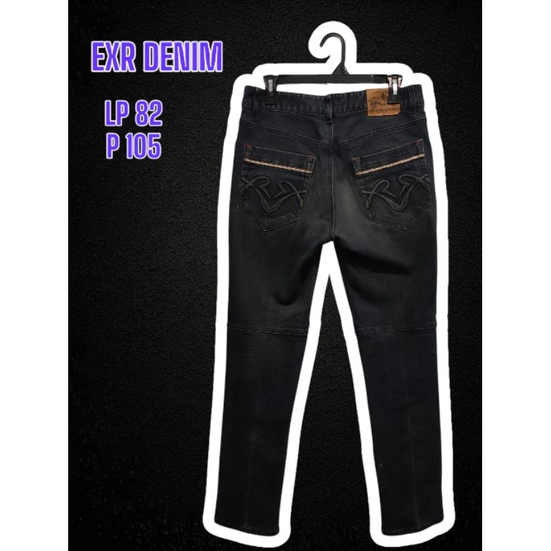 CELANA EXR DENIM VINTAGE FADING || CELANA SECOND BRAND ORIGINAL || CELANA SECOND THRIFT