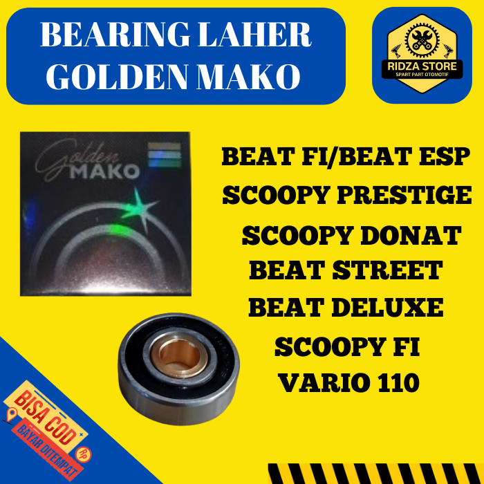 bearing laher roda depan honda beat karbu/beat fi/beat street/beat deluxe/scoopy fi/scoopy prestige/