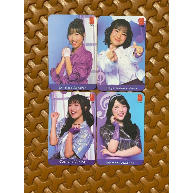 Photo Card JKT48 X Chatime Limited edition Freya / Muthe / Marsha