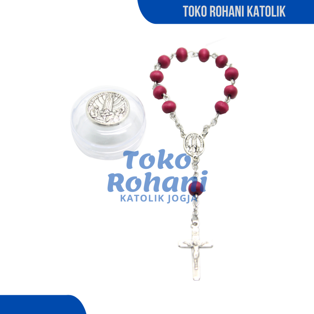 ROSARIO KECIL KATOLIK / ROSARIO KECIL / ROSARIO KAYU WANGI / ROSARIO UNIK / GELANG ROSARIO
