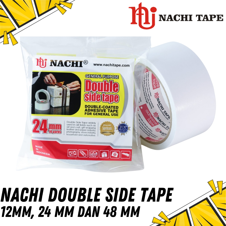 

ISOLASI DOUBLE TAPE / ISOLASI BOLAK BALIK NACHI