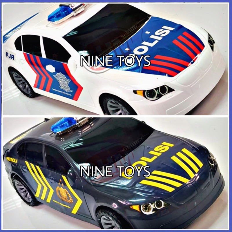MAINAN MOBIL POLISI JUMBO POLICE CARS MAINAN MOBILAN ANAK DI DORONG
