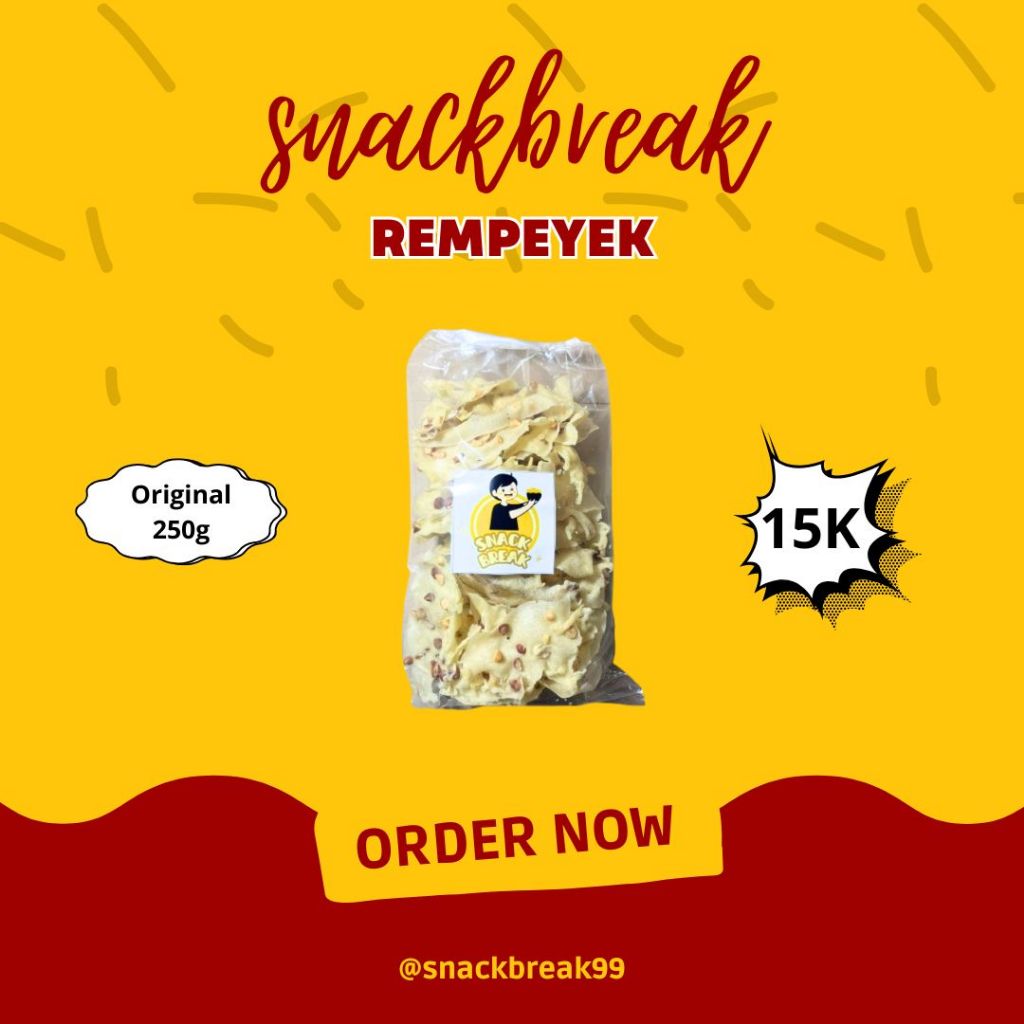 

Rempeyek 250 gram - Makanan Ringan
