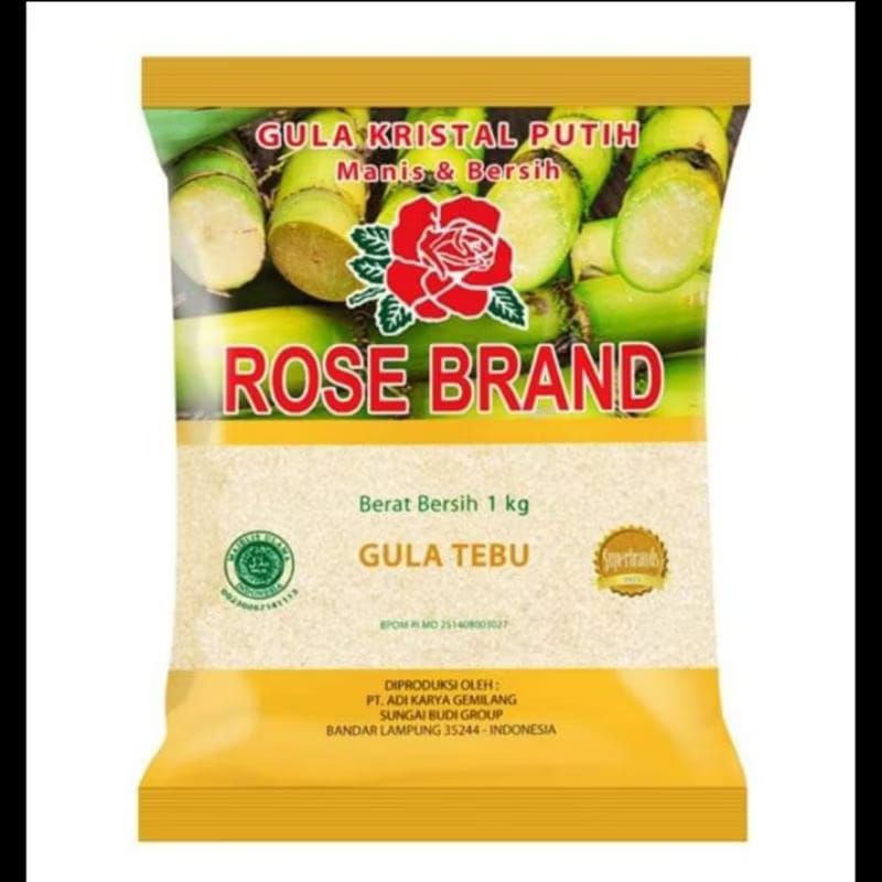 

Gula Kristal Putih Rose Brand Berat Bersih 1 kg