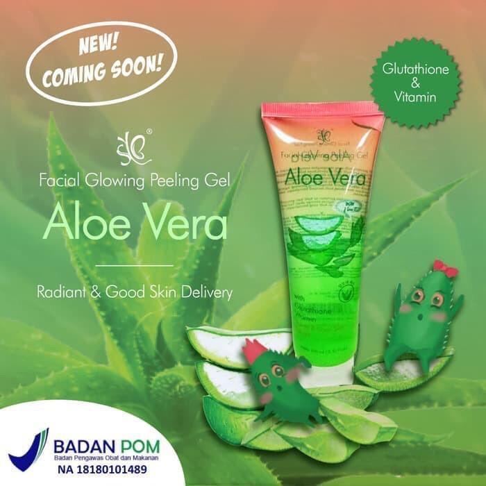 Syb Facial Glowing Peeling Gel Aloe Vera Bpom Syb Facial Aloevera