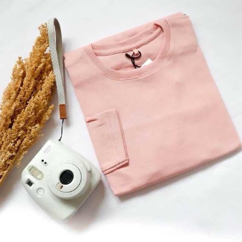 kaos Rib lengan panjang/atasan rib lengan panjang