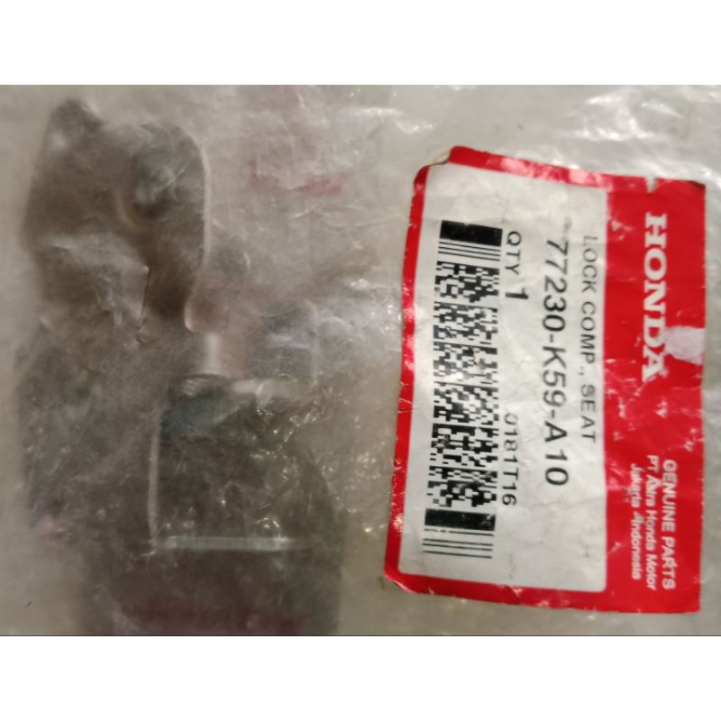 KUNCI JOK VARIO 125 150 GENIO BEAT STREET Scoopy Stylo Ahm part no 77230-k59-A10