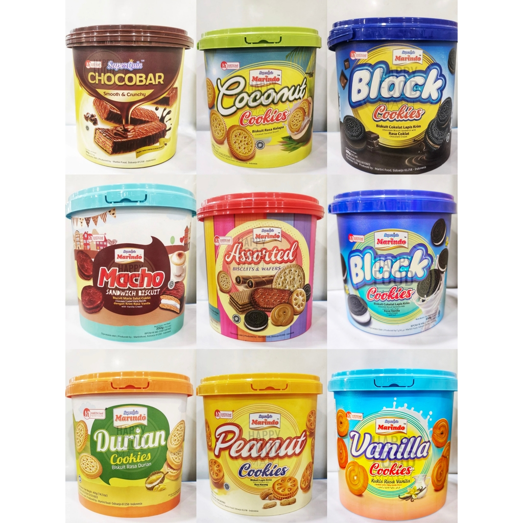 

[HALAL] MARINDO COOKIES TOPLES PLASTIK/HAMPERS PARSEL LEBARAN NATAL/SUPERQUIN CHOCOBAR/COCONUT/ASSORTED BISCUITS WAFERS/OREO COOKIE/PEANUT/MARIE CHOCOLATE/DURIAN/VANILLA