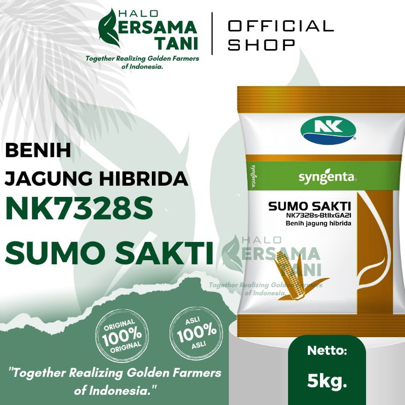 [100% ORI] Benih Jagung Hibrida NK7328s SUMO SAKTI 5kg. - Syngenta