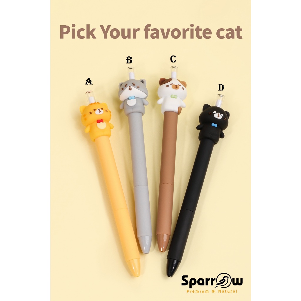 

SPARROW Pensil Abadi / Eternal Pencil / Infinite Pencil / Alat Tulis Karakter Lucu Cantik CATS DIARY (7049)