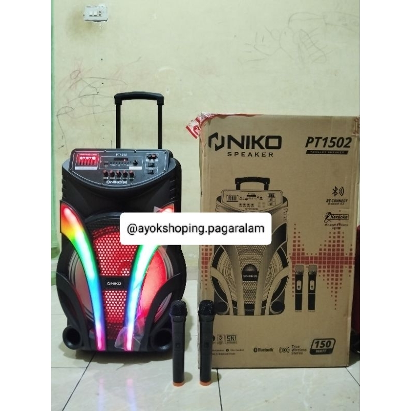 Speaker karaoke Niko PT1502 Niko 15 inc