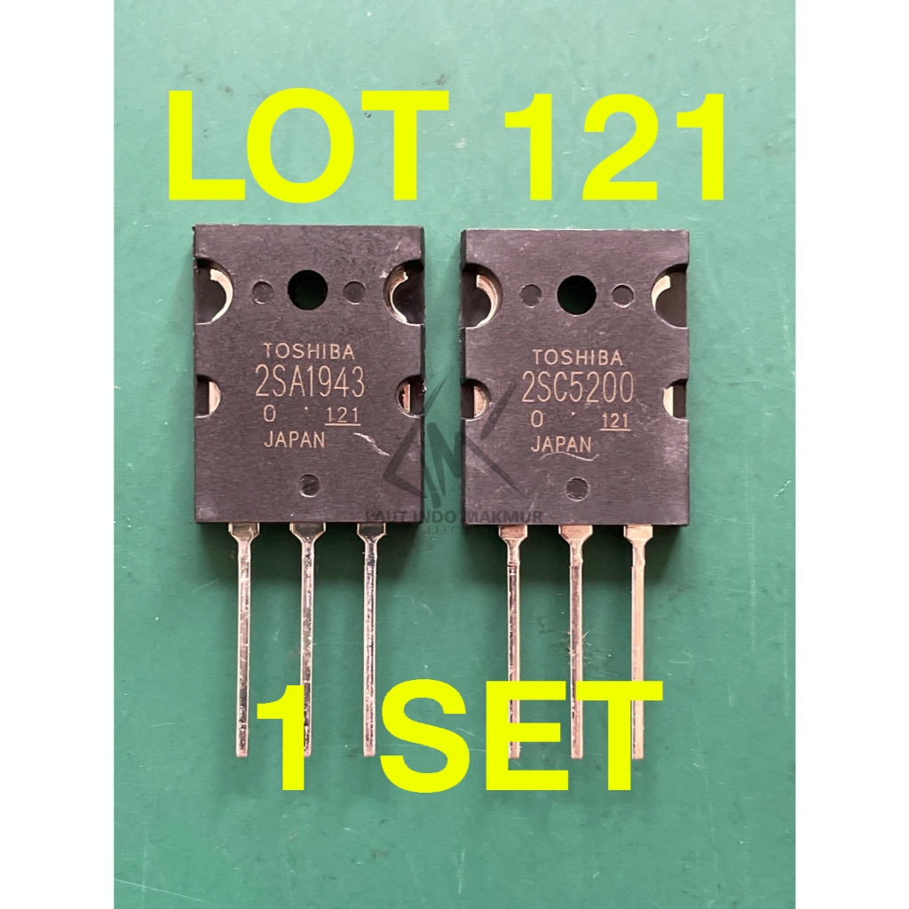 10 SET A1943 C5200 180W LOT 121 TRANSISTOR TOSHIBA 2SA1943 2SC5200 A1943 C5200 ups stabilizer