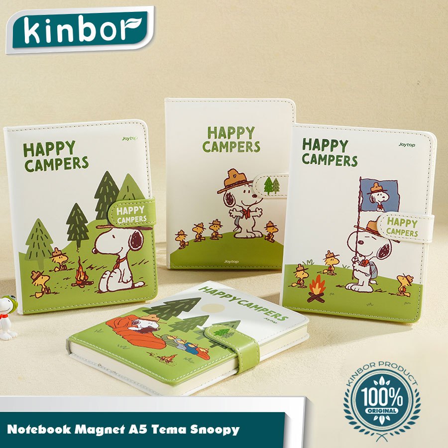 

Notebook Magnetik/ Buku Catatan Planner Jurnal A5 A6 Snoopy Cute
