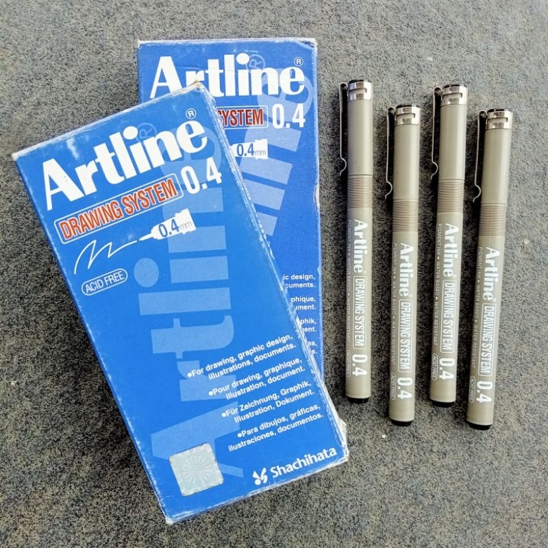 

Pulpen Gambar Drawing Pen Artline 0,4 mm ( Pcs ) [ Original ]