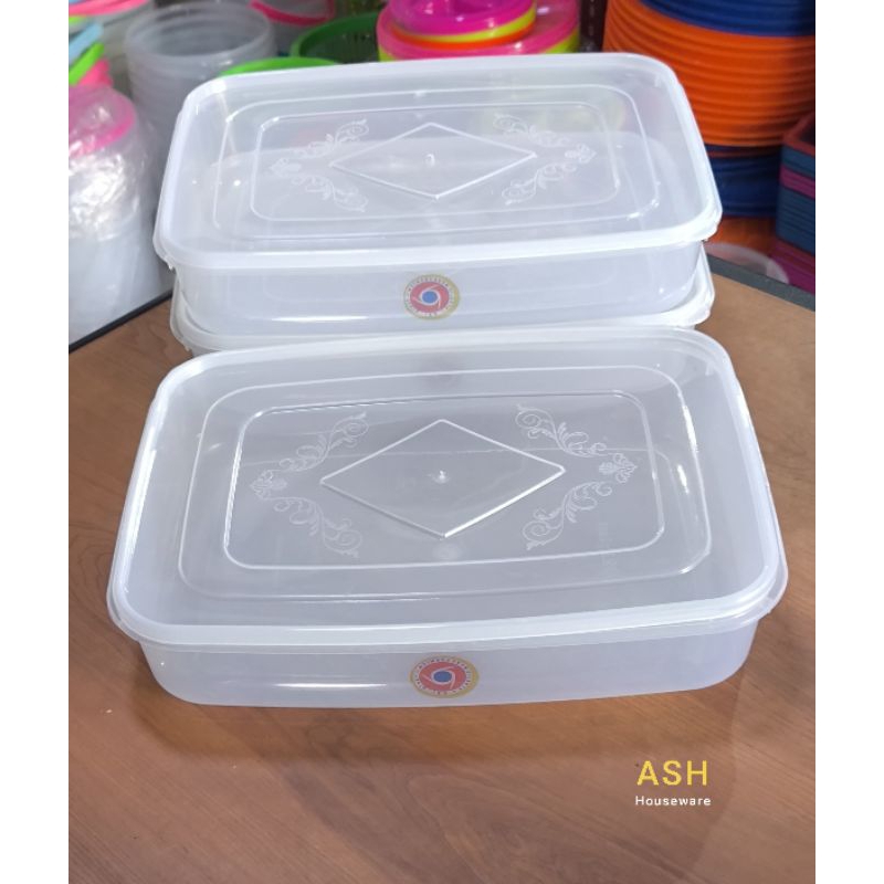Sealware Transparan Plastik Ori Plast Kotak Donat Kue Thinwall Sealpack 2000ml Kotak Nasi Makanan Fo