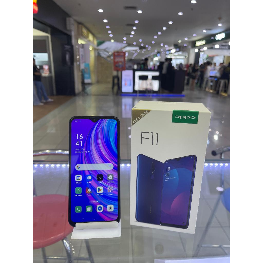 OPPO F11 4/128GB SECOND SEKEN BEKAS RAM 4 INTERNAL 128
