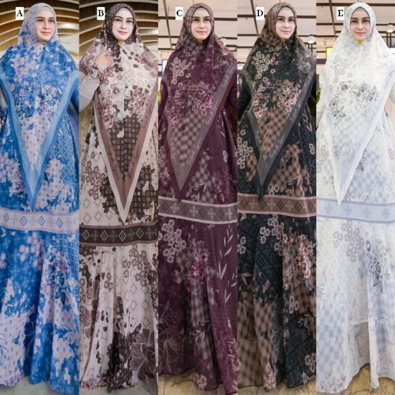 Kameela Kamela Series Syari Hitam Putih Umroh Haji by Farfadh Rayhan Co Rayhanco