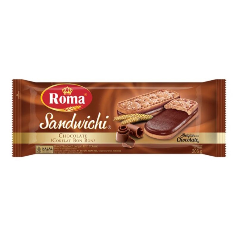 

Roma Biskuit Sandwich Cokelat 157 g