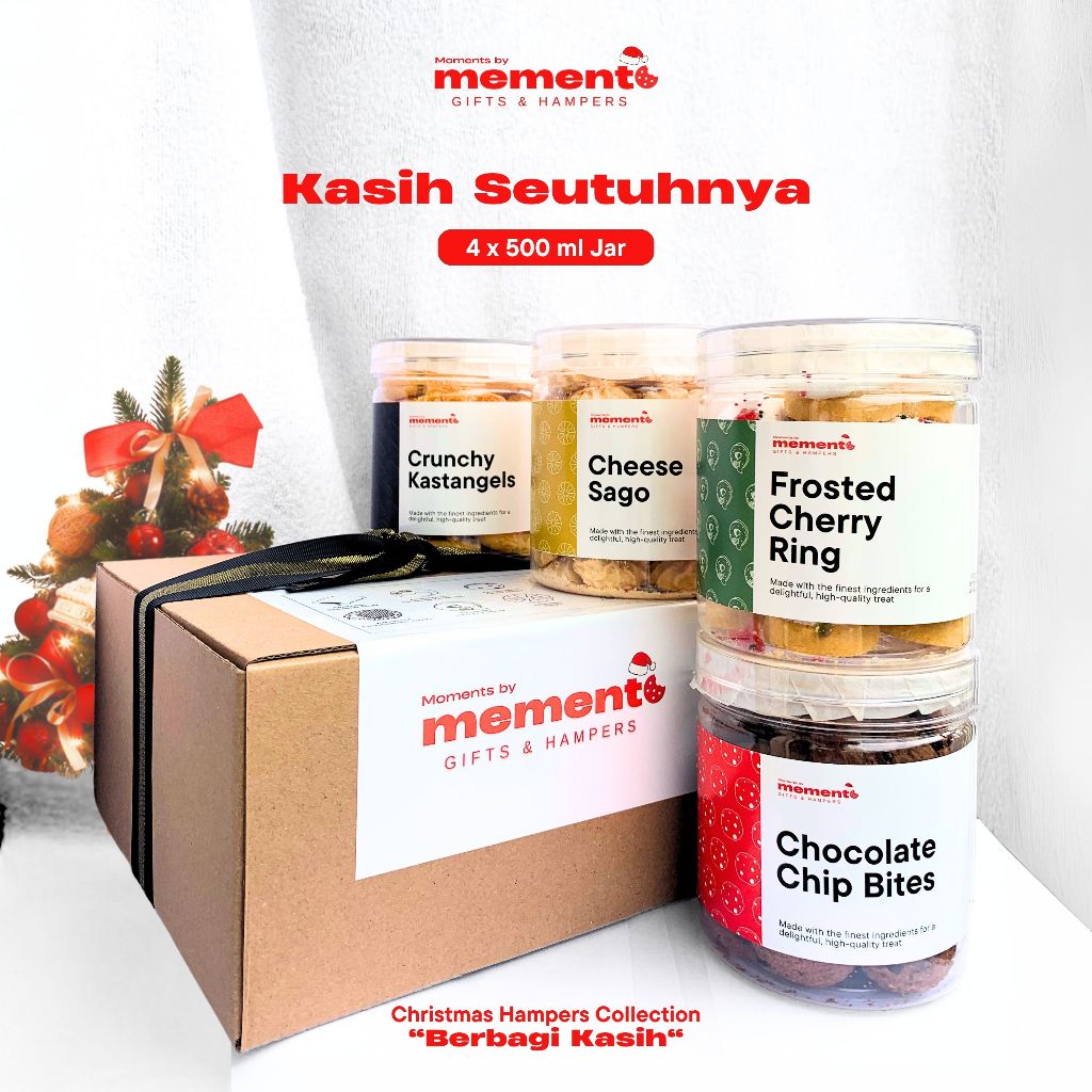 

Kasih Seutuhnya (4 x 500ml) Hampers Natal - Cookies Premium