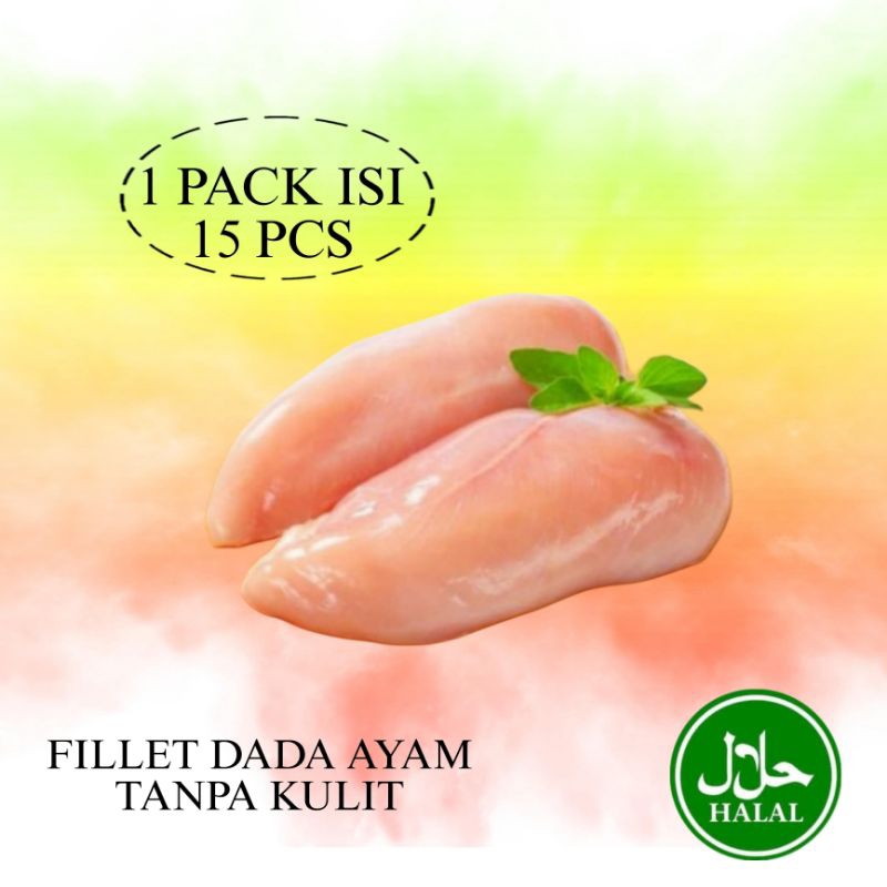 ayam fillet / ayam fillet dada 1 kg / ayam fillet marinasi / ayam fillet slice katsu