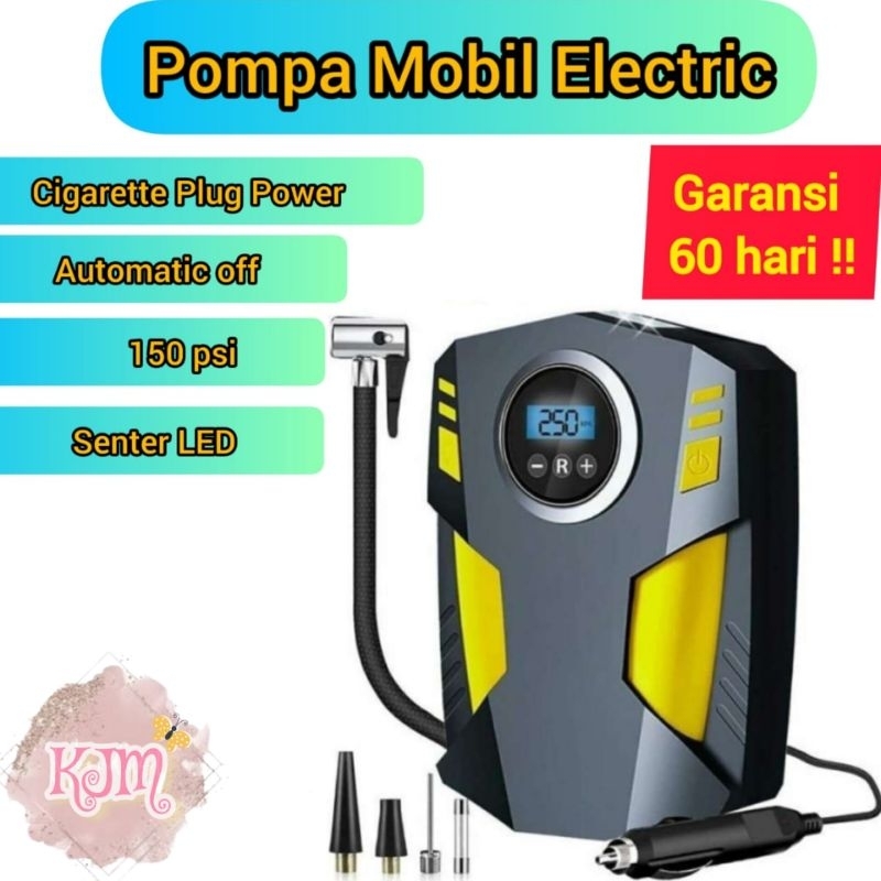 Pompa mobil elektrik portable car pump electric pompa portable