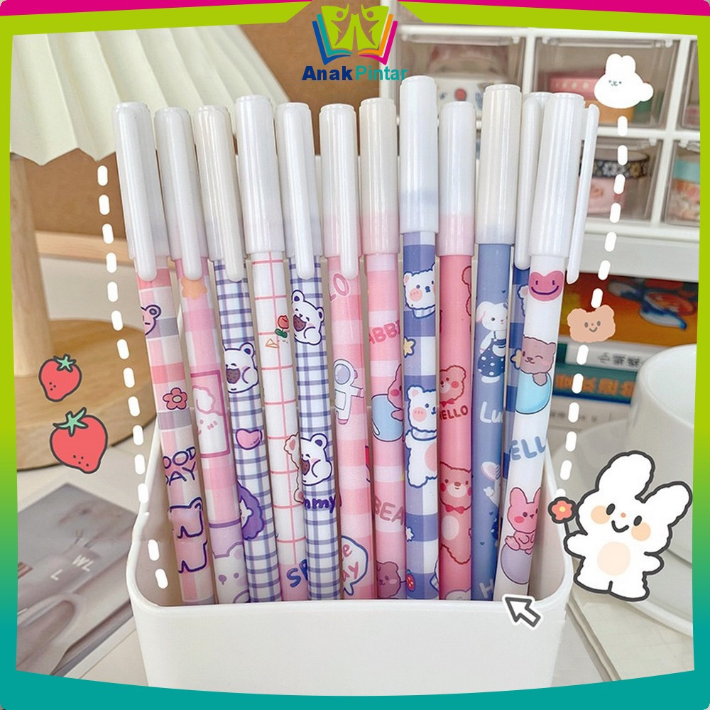 

Bolpoin Tinta Bisa Di Hapus Alat Tulis Sekolah isi 6 pcs / Pulpen Gel Hapus Karakter Animal / Pulpen Erasable Anak Pintar A42