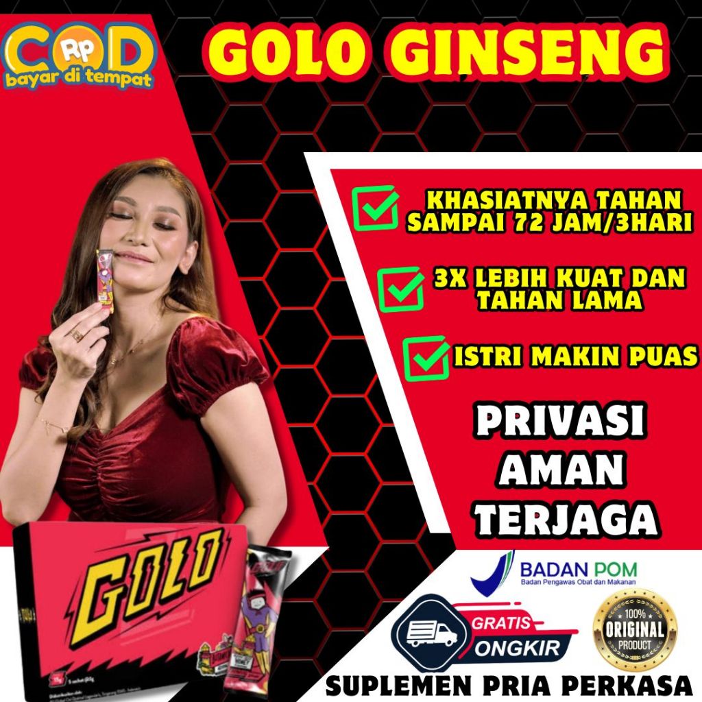 

Mister GOLO Suplemen Herbal Serbuk Rasa Jelly Madu dengan Korean Ginseng dan Rasa Ginseng BANANA