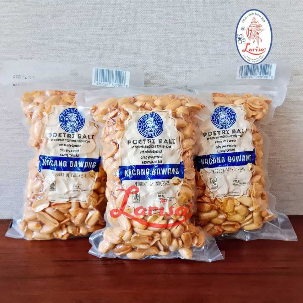 

Kacang Poetri Bali bawang 225 Gram