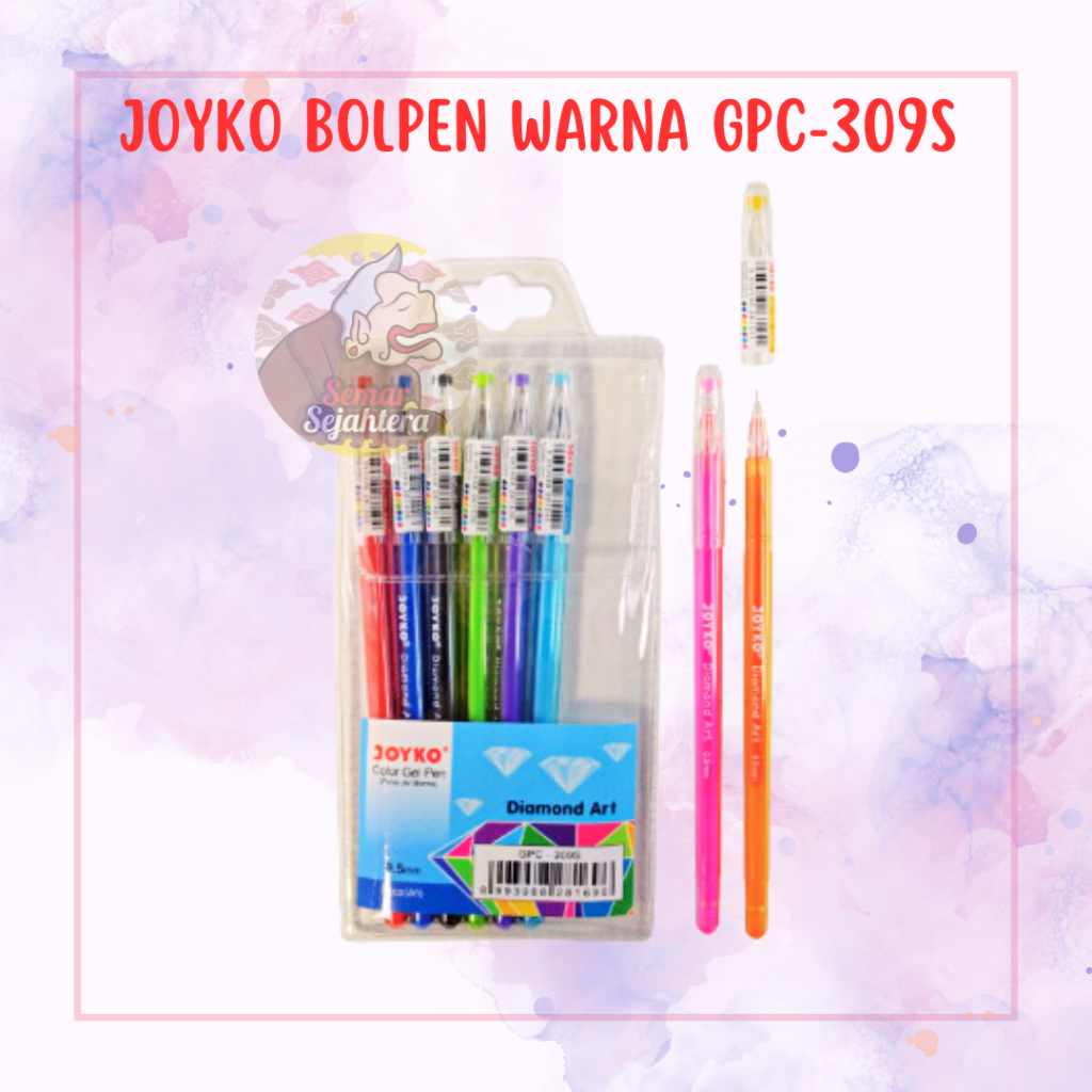 

[SET] PULPEN WARNA JOYKO DIAMOND 8 WARNA 0.5 MM (309S)