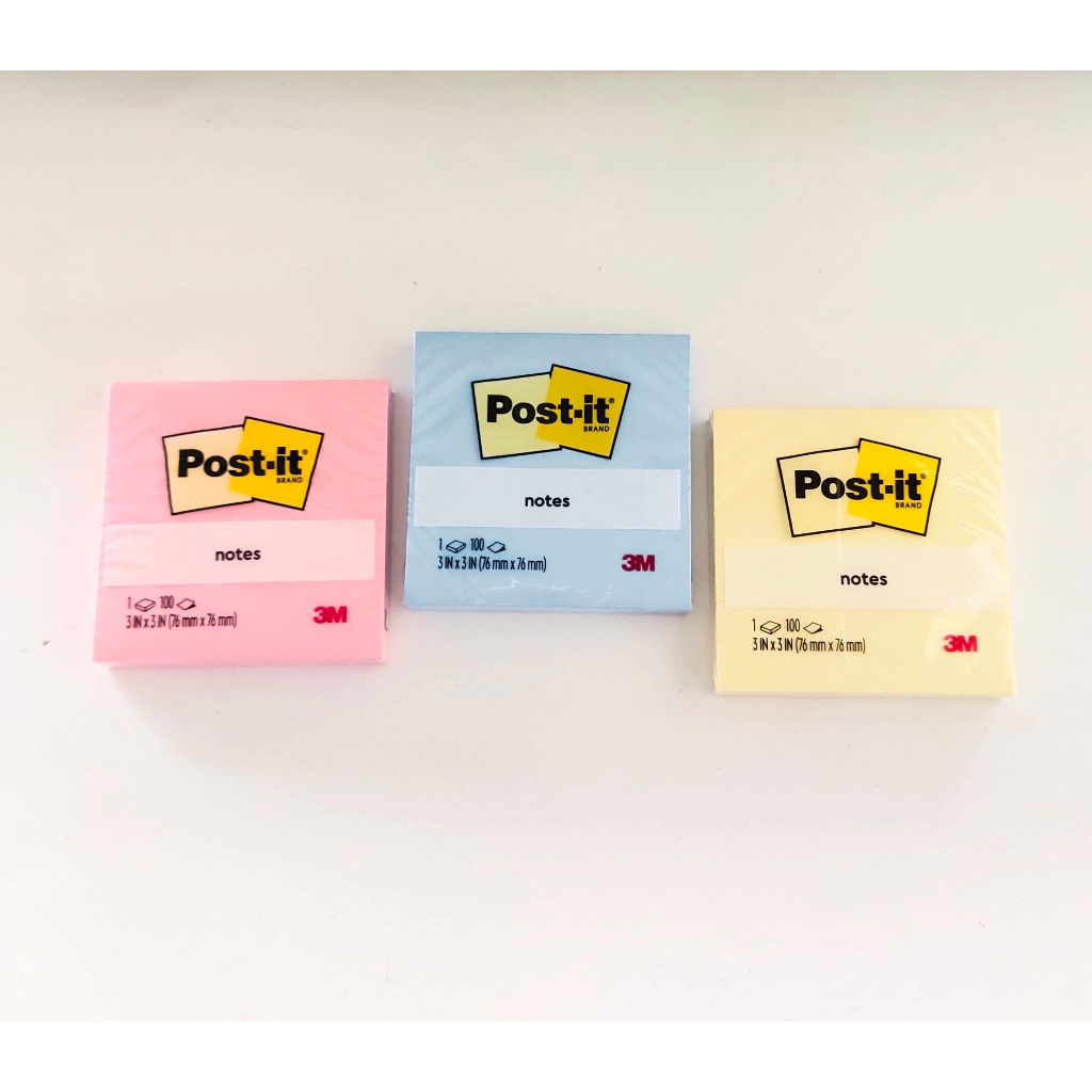 

3M Post-it 654 notes kertas 3inx3in (76mmx76mm) isi 100 notes sticky notes