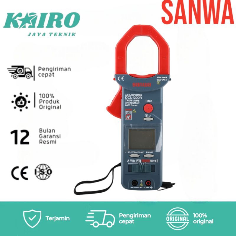 SANWA DCL1200R TANG AMPERE SANWA CLAM METER SANWA DCL-1200R