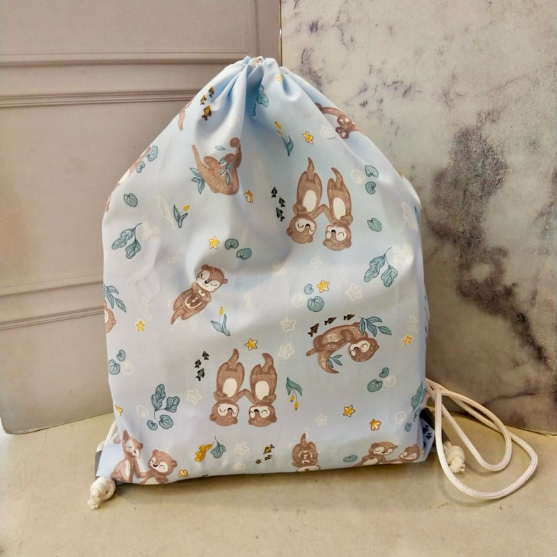 TAS SERUT BAHAN KATUN MOTIF ANIMAL//TAS SERUT ANAK