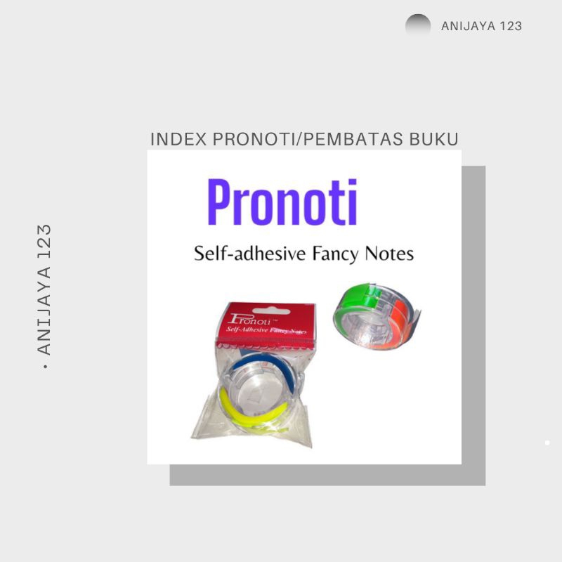 

Index Pronoti/pembatas buku