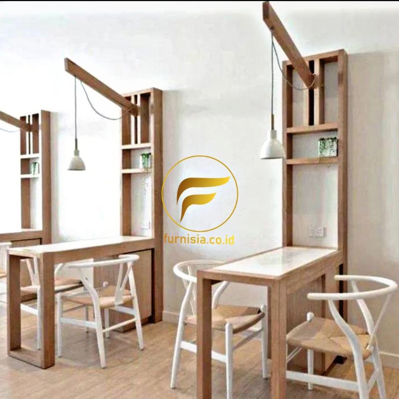 set kursi cafe rustik