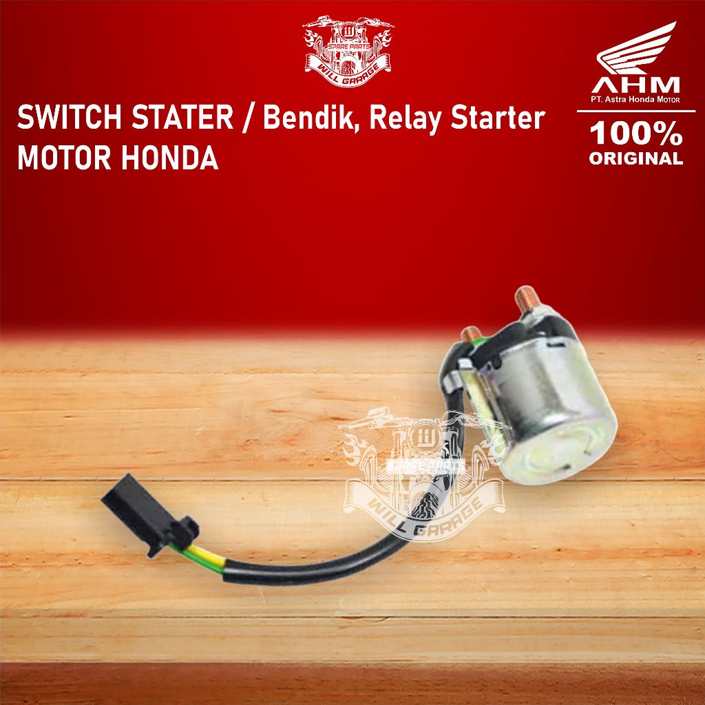 SWITCH STATER / Bendik, Relay Starter MOTOR HONDA ORI / VERZA / CB150R / CB150X / CBR 150 R / Grand 