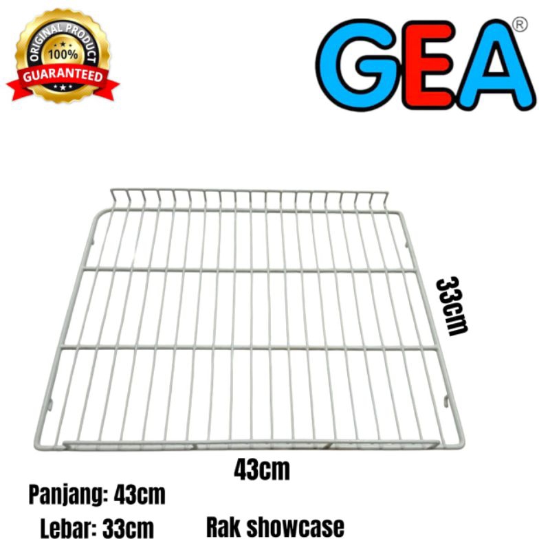 rak showcase GEA rak dudukan minuman showcase original