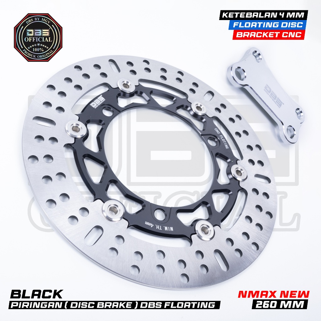 DBS Floating Disc Brake CNC Piringan Cakram Nmax 155 New ukuran 260mm