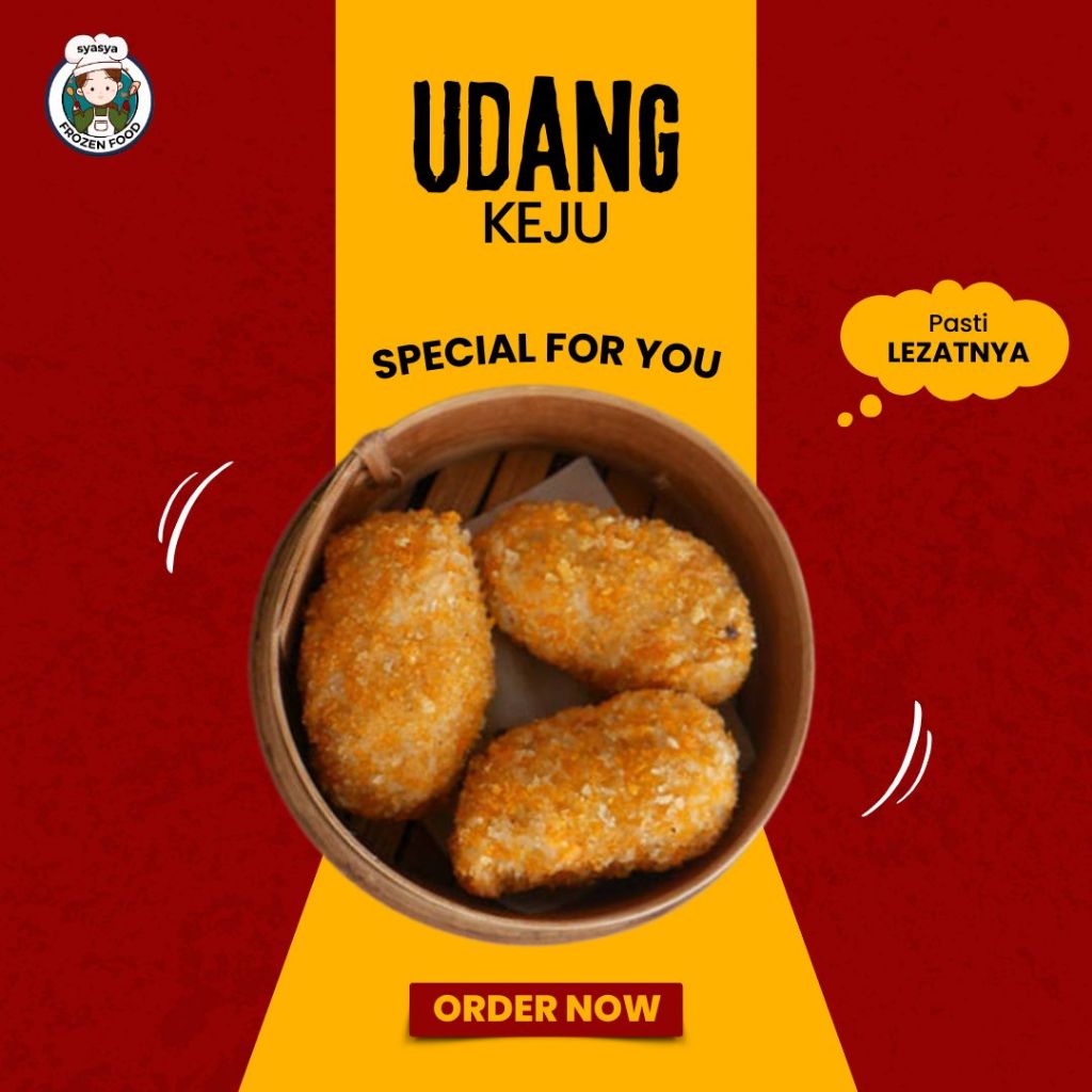 

Udang Keju Frozen Isi 4 pcs - Free Saus By Yuk Ning Group