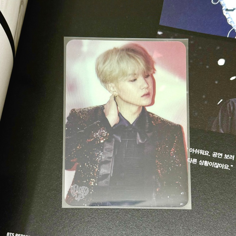 [RARE] SUGA YOONGI WINGS TOUR PHOTOCARD ESSAY BOOK MD