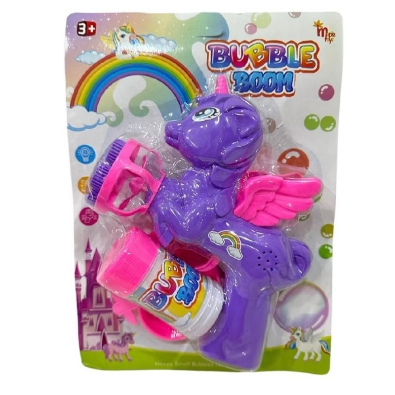MAINAN ANAK BUBBLE GUN UNICORN