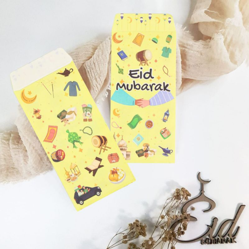 

( 10,25,50 PCS ) AMPLOP LEBARAN/AMPLOP ANGPAO LEBARAN MURAH