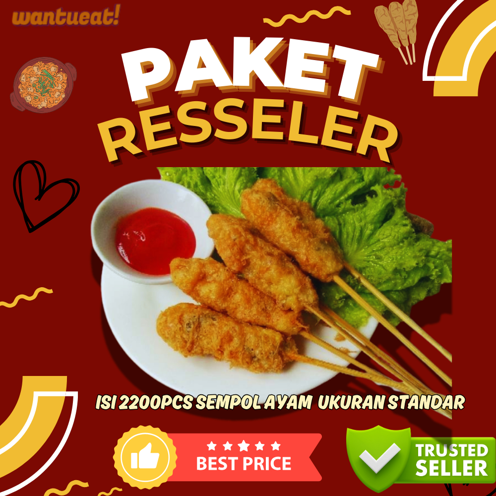 

Sempol Ayam isi 2200 Paket Resseller /Makan Ringan /Cemilan/NO MSG
