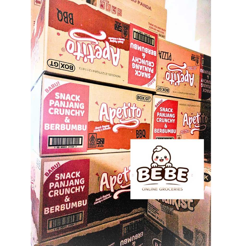 

BISKUIT ROMA APETITO STIK 1 DUS ISI 8 BOX (1 BOX ISI 10 PCS X 18,5 GRAM ) - BISKUIT STIK ROMA APETITO RASA TOMATO / BBQ